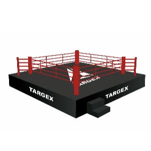 Купить Targex Ринг боксерский СОРЕВНОВАТЕЛЬНЫЙ на помосте высотой 1 м (столбы внутри помоста) в Москве