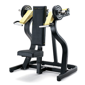 Нагружаемый дисками тренажер Technogym PURE SHOULDER PRESS BLK/BLK/BLK