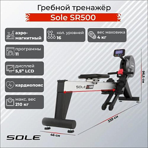 Купить Гребной тренажер Sole Fitness SR500 в Москве