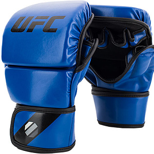 Перчатки MMA для спарринга UFC 8 унций синие S/M Купить Перчатки MMA для спарринга UFC 8 унций синие S/M в Москве