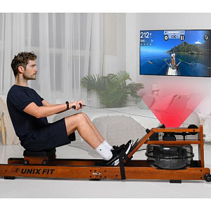 Купить Гребной тренажер Unix Fit Wood Rower Light в Москве