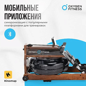 Купить Гребной тренажер Oxygen WOOD ROWER Q1 домашний в Москве