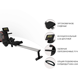 Купить Гребной тренажер Unix Fit Techno Rower 410 в Москве