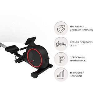 Купить Гребной тренажер Unix Fit Techno Rower 410 в Москве