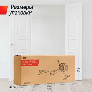 Купить Гребной тренажер Unix Fit Air Magnetic Rower-X Black в Москве