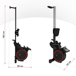 Купить Гребной тренажер Unix Fit Techno Rower 410 в Москве